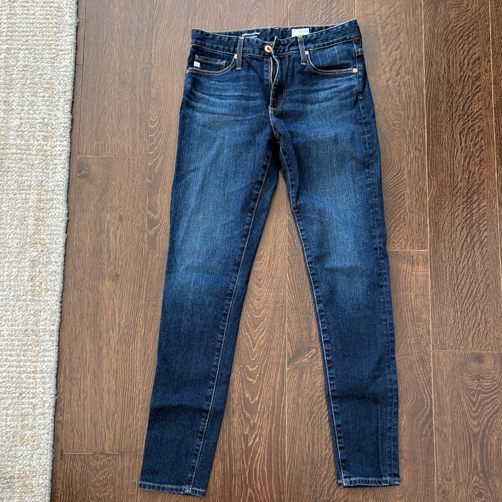 AG Adriano Goldschmied Dark Blue Skinny Jeans